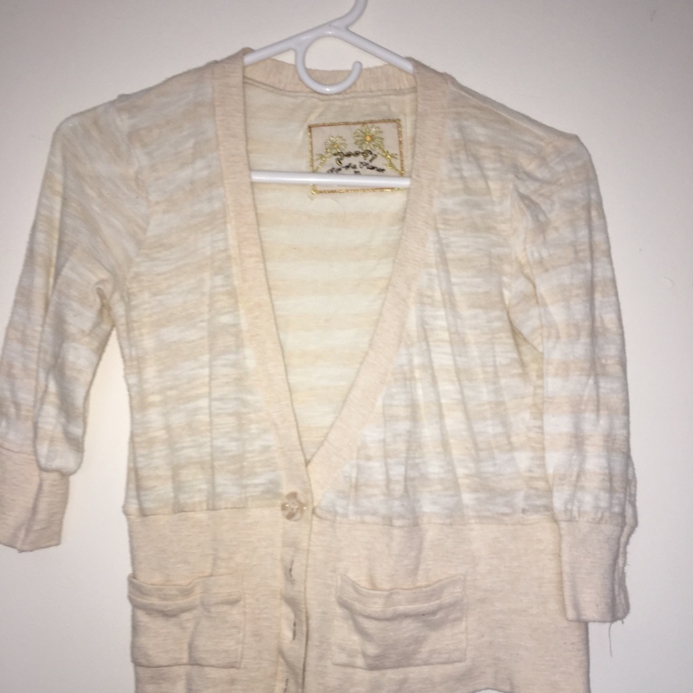 vintage crop cardigan